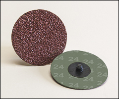 Aluminum oxide quick-change discs, type R - Resin fiber quick-change discs, type R