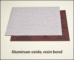 Aluminum oxide, resin bond, 9 inch  x 11 inch  - 9" x 11" sheets