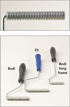 Aluminum standard rollers on economy frame