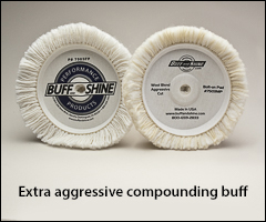 Grip Wool Buffing Pads - 7503G - Buff and Shine Mfg.