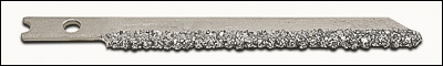 Diamond plated blades, 1/4 inch  universal shank - Diamond plated, <Fraction>1/4</Fraction>" universal shank