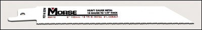 Fiberglass and metal cutting 0.035 inch  thick bi-metal blades, 1/2 inch  universal shank