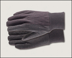 Jersey gloves with plastic grip dots - Abrasion resistant gloves