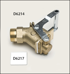 Justrite 2 inch  brass gate valve - Faucets for flammables