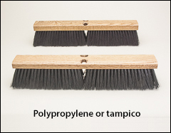 Medium sweeping floor brushes - Push brooms, brooms