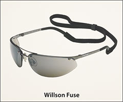 Metal frame, adjustable nosepads - Adjustable safety glasses