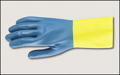 Neoprene over latex gloves - Latex and neoprene gloves