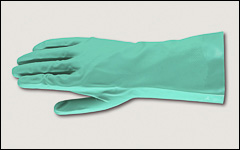 Nitrile gloves, flock lined - Nitrile gloves