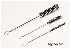 Nozzle cleaning brushes - Gel coat guns