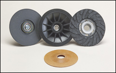 Pads for resin fiber and semiflex discs - Backing pads