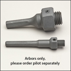 Relton arbors for F16 hole saws - Arbors, mandrels