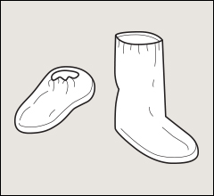 Shoe covers and boot covers, PosiWear BA - Sleeves, shoe covers