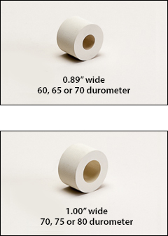 Small size rubber rolls