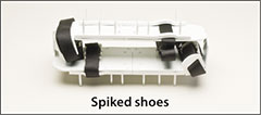 Spiked shoes - Misc. layup, sprayup