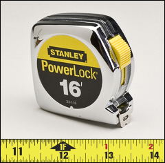 Stanley PowerLock tape rules - Tape rules, regular