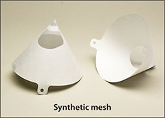Synthetic mesh strainers, cone shaped - Paint strainers