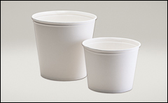 Uncoated, untreated tubs - Paper tubs